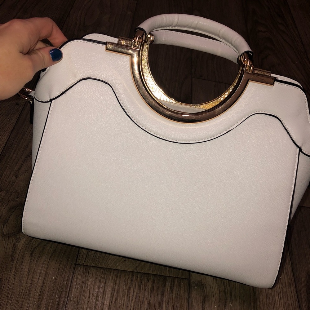 Sleek White Purse